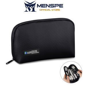 MENSPE Digital Storage Bag USB Cable Storage Bags Multifunctional Travel Organizer Electronic Gadget Bag Multi Layer Organizer Bag Accessories U Disk Hard Drive Headset Accessories Storage Bag