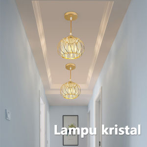 Lampu Gantung Ruang Tamu Lampu Gantung Hias Ceiling Kristal Minimalis Lampu Gantung Hias Kristal Minimalis Cocok Untuk Ruang Tamu Kamar Tidur Dapur Teras Depan Cafe Lampu plafon minimalis kristal ruang tamu teras balkon - Lazada