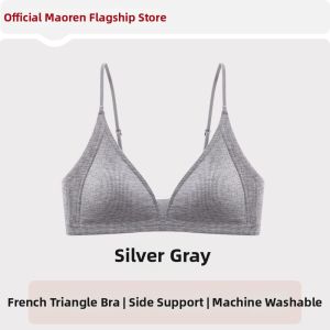 MiiOW | Summer Light French Triangle Gather Bra For Small Breasts With Narrow Straps To Collect Side Breast