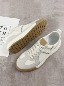 Mens Breathable Casual De Xin Shoes Spring Summer Fashion Single Shoes Slip-On round Toe Low Heel Rubber Outsole Color Block