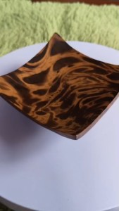 แจกันไม้มะม่วง อบแห้ง ทำสีสวยงาม