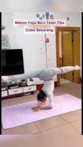 TrailTop Yoga Mat TPE Matras Olahraga Matras Yoga Anti Slip Karpet Olahraga Tebal