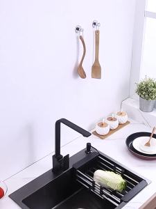 Black Stainless Steel Single Basin Undermount Sink