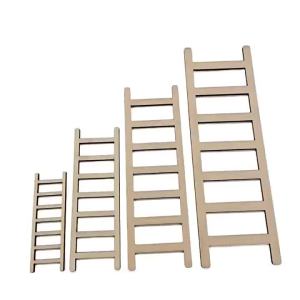 OXO Wooden craftwork    Ladder   Wooden Small Ladder   Steps   Corridor Bonsai Greenery Decoration Ornaments in Stock