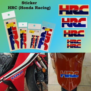 Sticker Motor HRC Honda Racing Corporation Tampal Luar