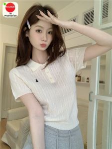 HUOLISI | Ice Silk Breathable Knit Short Sleeve Polo T-Shirt
