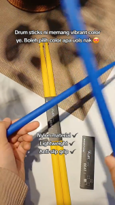 BestGila MALAYSIA Nylon Drumstick Set Anti Slip Grip Handle Kids Adult Musical Instrument Percussion Accessories Stik Drum 鼓棒