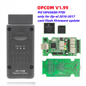 Newest For Opel 2021 OPCOM V1.99 OP-COM 1.99 CAN BUS OBD2 Scanner PIC18F45K80 FT232RQ Firmware Professional Diagnostic Tool