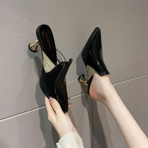 DIANCHA | New High Heel Slim Heeled Mule Sandals