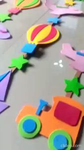 Hiasan Kelas Sekolah & Tirai Jendela Kamar TK Tema Kendaraan