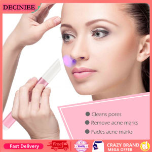 DECINIEE Red Blue Light Therapy Pen LaserPen Acne LaserPen Spots Pimple Removal Portable Wrinkle Removal Machine Scar Remover Device