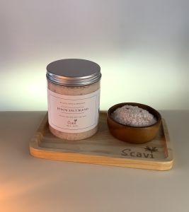 Lavender & Bergamot Epsom Salt Blend (100%) - Magnesium Sulfate Bath Salt for Relaxation - 400g
