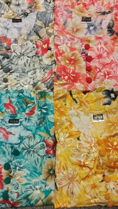M(38) to 9XL(58) EXCLUSIVE Rayon GOLD Print Short Top Plus Sizes Readymade for Women by Zweedy Mart
