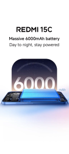 (SG stock)Xiaomi Redmi 15C 6.9" display Smartphone 6GB + 128GB | 8GB + 256GB 6000mAhSupports 33W fast charging