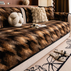 Luxurious Rabbit Fur Sofa Cushion Anti-slip