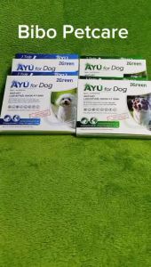 AYU nhỏ gáy diệt ve rận trứng ve giun sán cho chó dùng được cho chó con và mang thai - Bibopetcare
