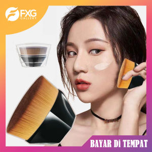 FXG Brush Bedak Foundation Alat MakeUp Wanita Portable Cosmetic Applicator Mini Gratis Box TMW03