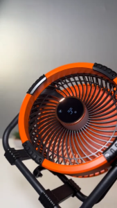 AVIDUS 20000mAh Desk Fan Rechargeable 4 Speeds Strong Storm Fan With Powerbank & LED Light 10 inch Camping Fan with Hook Infrared Remote Control