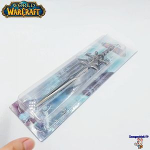 Mô hình sưu tầm Warcraft Lich king Frostmourne Sword kiếm kim loại 22cm 30cm kèm kệ trưng bày