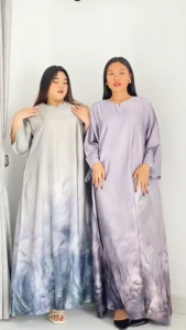 YESAMALIKA GAIA DRESS | Dress Wanita Bahan Armany Silk | Size Reguler Kain Soft dan Sleek