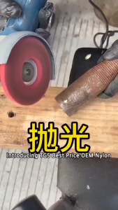 Nilon Mata Gerinda Poles 4inch Mata Pemoles Berbahan Nilon Pemoles Kayu Besi Stainless Steel