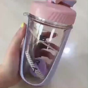 กรุงเทพจัดส่งแก้วพกพาเวย์โปรตีนเชคผสมเวย์ 590มล. ถ้วยกีฬา