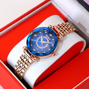 Watch for Women Fashion Elegant Quartz Wristwatch Stainless Steel Womens Watch Calendar Ladies Watch Original Waterproof Luminous Date Women Watches