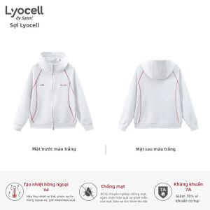 JNXS | Áo Hoodie Knit Ôm Body Màu Đối Chọi