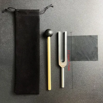128 /512Hz Chakra Healing Tuning Fork SetAluminum Alloy Tuning Forks Used for sound therapy yoga meditation Accessory
