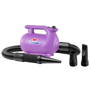 XPower Pet Low Noise Water Blower Fast Drying Drying Hair Dryer Dogs and Cats Heating Hair Blowing Air Drying Handy Gadget