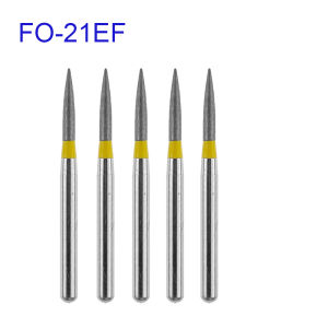 5pcs/pack JNSUR Dental Diamond Burs Dental Drills For High Speed Handpiece FG Dia 1.6MM Dental Lab Technican Dentistry Material