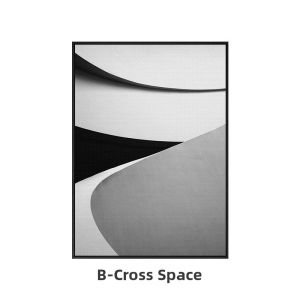 Black White Art Living Room Decoration Hallway Background Modern Abstract Painting
