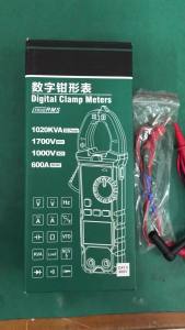 FR203E FR204E Digital Clamp Meter 6000 Counts True RMS 600A AC DC Current Voltage NCV LowZ Capacitance Temperature Electrician