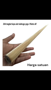 STIK TONGKAT KAYU OLAHRAGA SENAMYOGA ATAU PILATES DIAMETER 28mm