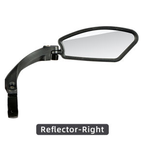 ThinkRider Bike Wide Range Back Sight Reflector Adjustable Left Scooter E Bike Mirror Bicycle Handlebar Rear View Mirror