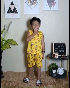 KIDS TERNO Sando or Spageti Shorts COTTON SPANDEX KTS