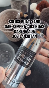 X-pert Brush Cleaner/pembersih kuas/spon bedak 200ml(cair)