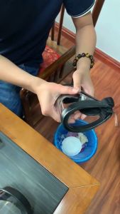 เฟสชิวหน้ากากป้องกัน PC: หน้ากากป้องกันของเหลวกระเด็นตรง คุณสมบัติของป้องกันแสงแดด face shield กันฝุ่น กับเฟสชิว และ Face Mask สำหรับการป้องกันปัญหาในช่วงเวลา สำหรับ SP363