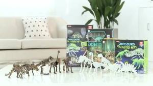 Bộ Dụng Cụ Khai Quật Hóa Thạch Khủng Long Dành Cho Trẻ Em Jurassic World - Đồ Chơi Giáo Dục Khoa Học STEM Tự Làm Cho Trẻ Em