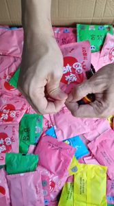 Blind Packs Bag Aksesoris Rambut Misteri Saset Scrunchie Blind Bag Random Scrunchie Korea Ikat Rambut