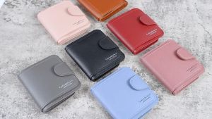Ví nữ mini cầm tay 2 ngăn kéo da PU cao cấp thiết kế độc đáo đẹp mắt thời trang nhiều ngăn tiện dụng HX0073