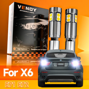 2pcs For BMW X6 E71 E72 2008-2014 LED Reverse Light Backup Lamp 2009 2010 2011 2012 2013 Canbus Accessories