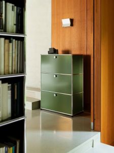 Module Combination Cabinet Olive Green Dining Room Storage Rack Living Room Sofa under Table Storage Metal Frame Customizable