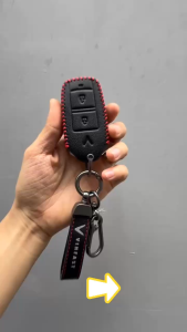 Ốp Da Chìa Khóa Xe Điện V.i.n.f.a.ss.t VF3 nâu và đen giúp bảo vệ chìa khóa