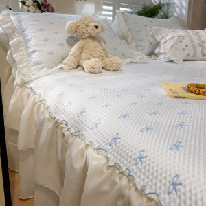Suxuan | Embroidered Cooling Washable Bed Skirt Set