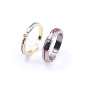 Game Fate Stay Night Saber Ring Altria Pendragon Joan of Arc Cosplay Props Metal Adjustable Rings for Women Men Jewelry