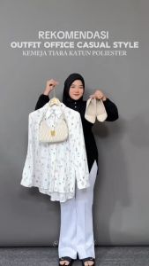 Kemeja Wanita Terbaru 2024 Bahan Katun Poliester Premium
