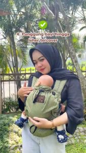 CUDDLEME - Levana Air Carrier Kangaroo Sling SSC M-Shape Adjustable Baby Carrier