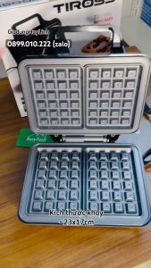 Máy làm bánh Waffle Tiross TS1385 - Khuôn đôi - 1000W