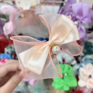 Cài tóc nơ ruy băng xinh cho bé gái Phụ kiện tóc cho bé gái cực xinh